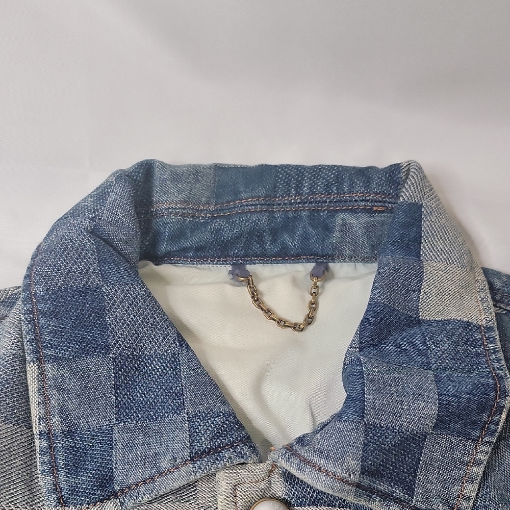 Louis Vuitton Damier Classic Washed Indigo Denim Jacket - Picture 4 of 9